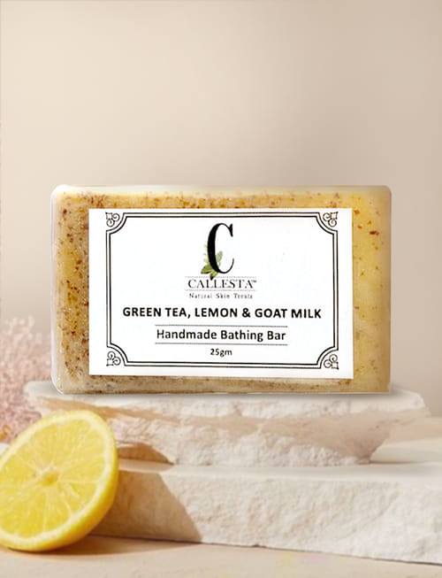 Green Tea, Lemon & Goat Milk Soap