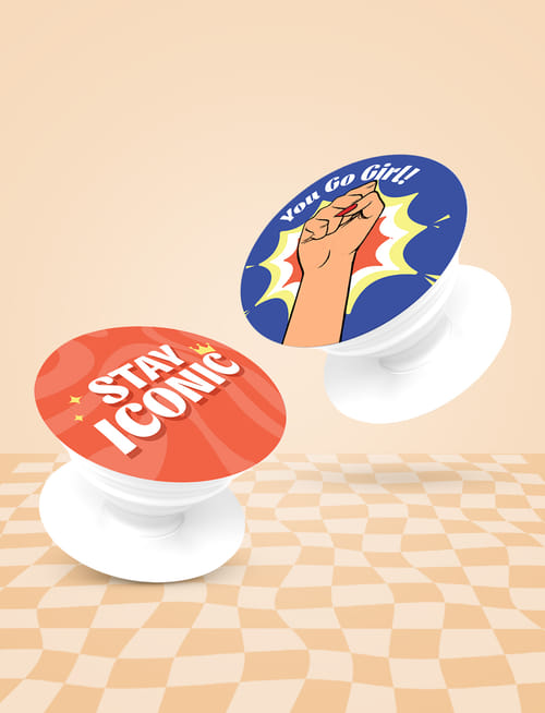 Iconic Lady Pop Sockets