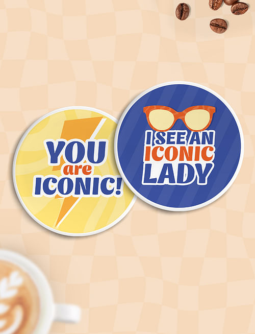 Iconic Lady Coasters