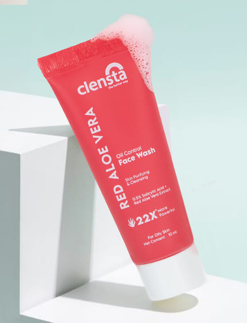 Red Aloe Vera Oil Control Face Wash