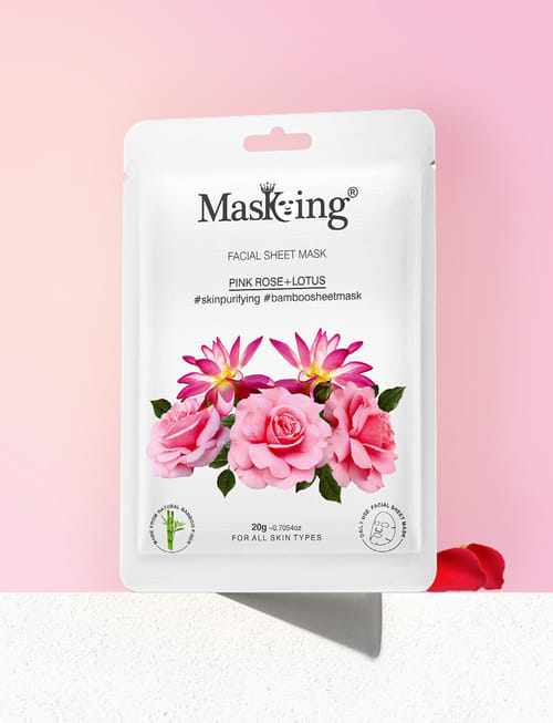 Flower Sheet Mask - Rose & Lotus Flower Sheet Mask - Rose & Lotus