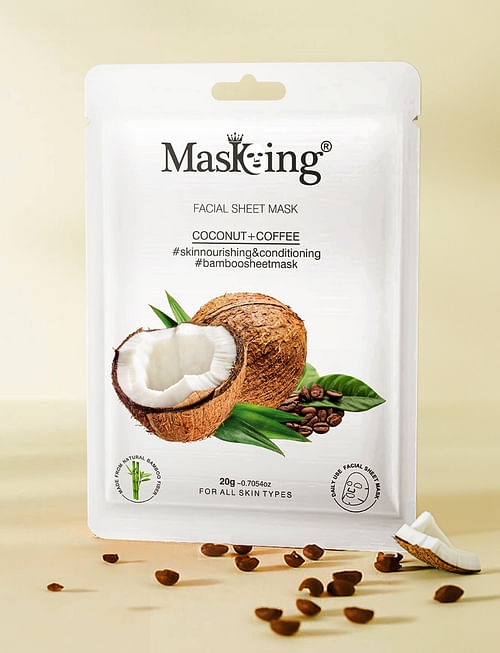 Facial Sheet Mask - Coffee & Coconut
