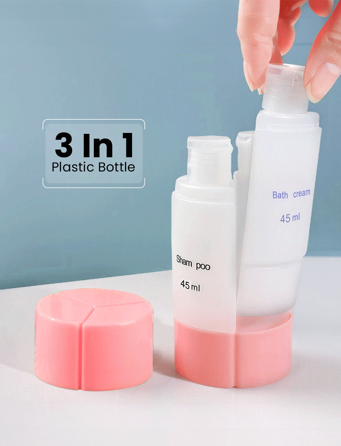 3 In 1 Plastic Bottle