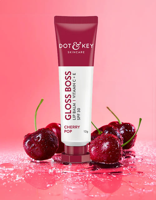 Gloss Boss Tinted Lip Balm SPF 30 Vitamin C + E - Cherry Pop