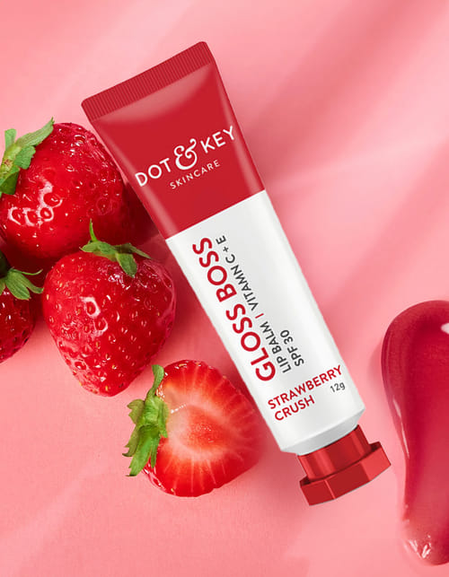 Gloss Boss Tinted Lip Balm SPF 30 Vitamin C + E - Strawberry Crush