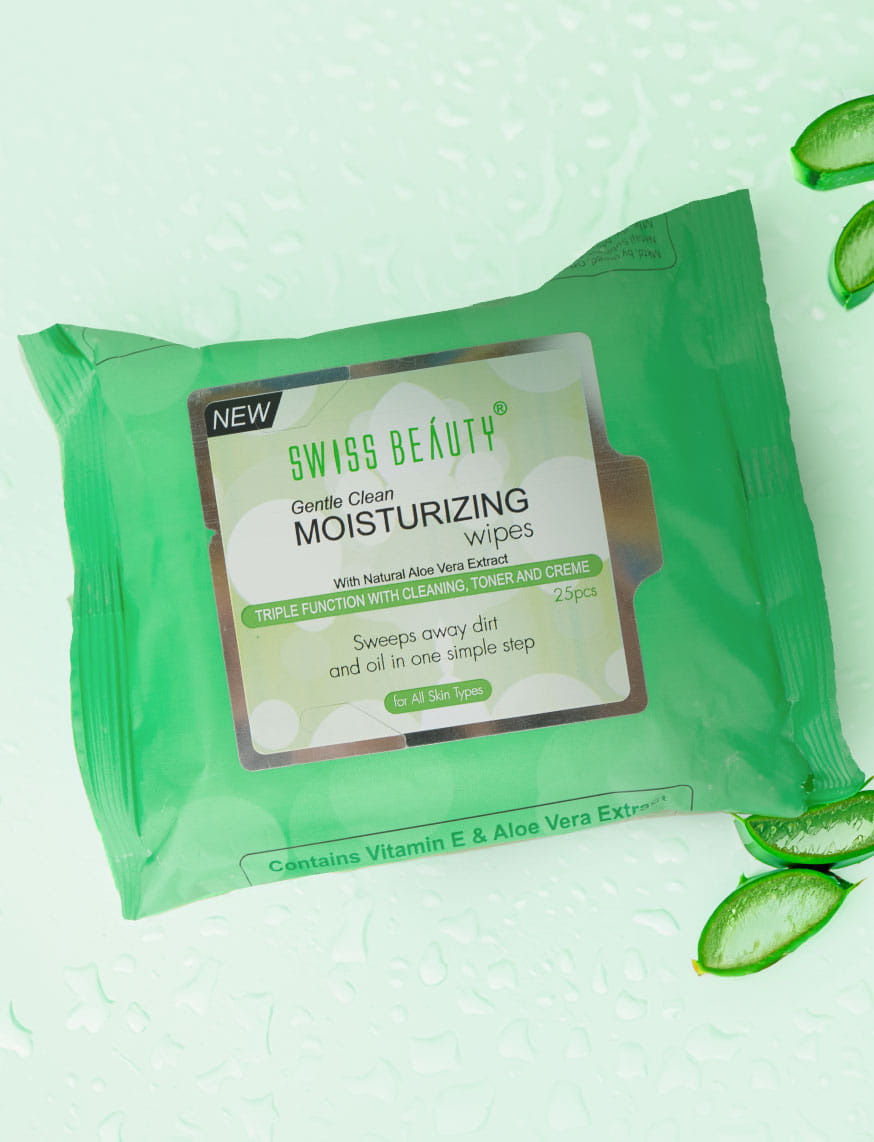 Gentle Clean Moisturizing Wipes - Aloe-Vera