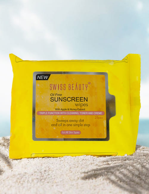 Oil Free Sunscreen Wipes - Apple & Honey Oil Free Sunscreen Wipes - Apple & Honey