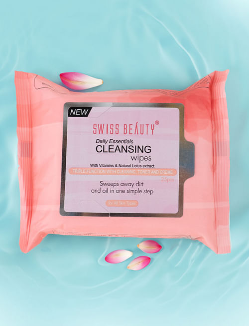 Daily Essentials Cleansing  Wipes - Lotus