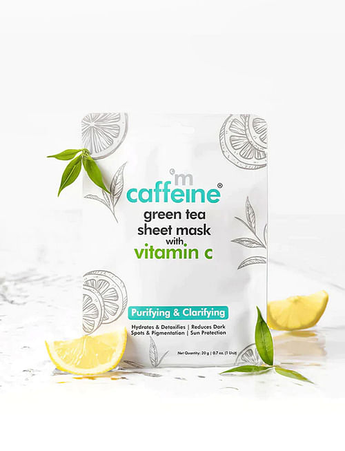 Vitamin C Green Tea Sheet Mask For Purifying & Clarifying