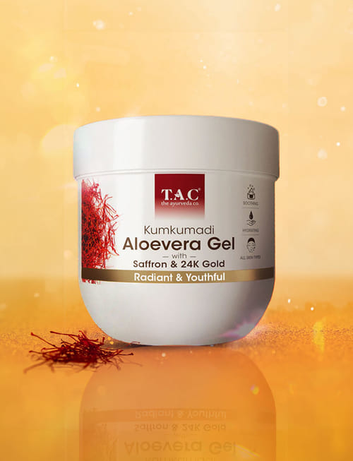 Kumkumadi Aloe Vera Gel With Saffron & 24K Gold