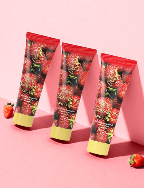 Wild Strawberry Body Butter Trio