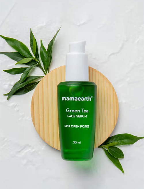 Green Tea Face Serum With Green Tea & Collagen For Open Pores Green Tea Face Serum With Green Tea & Collagen For Open Pores