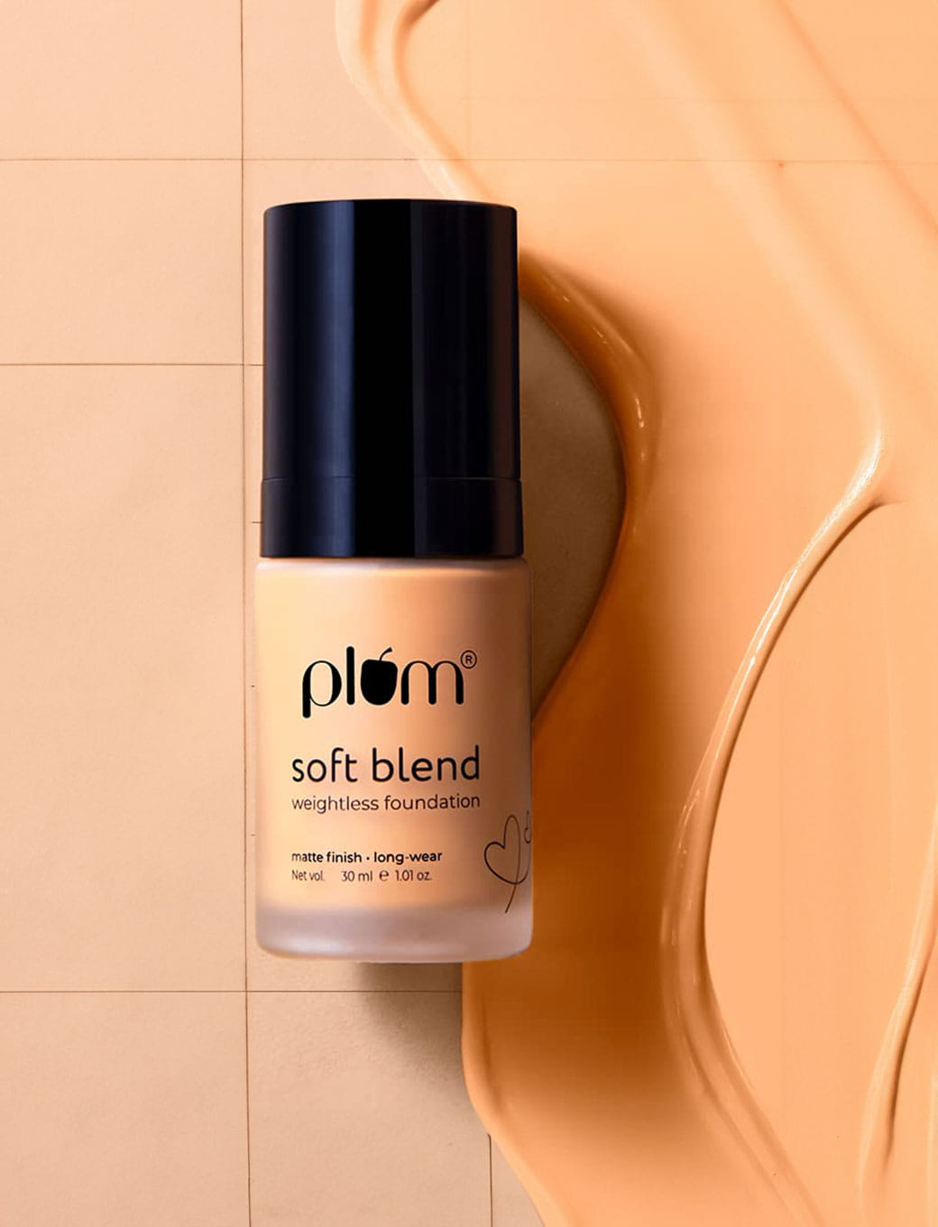Soft Blend Weightless Foundation | With Hyaluronic Acid | Matte Finish - Tan Glow - 130N