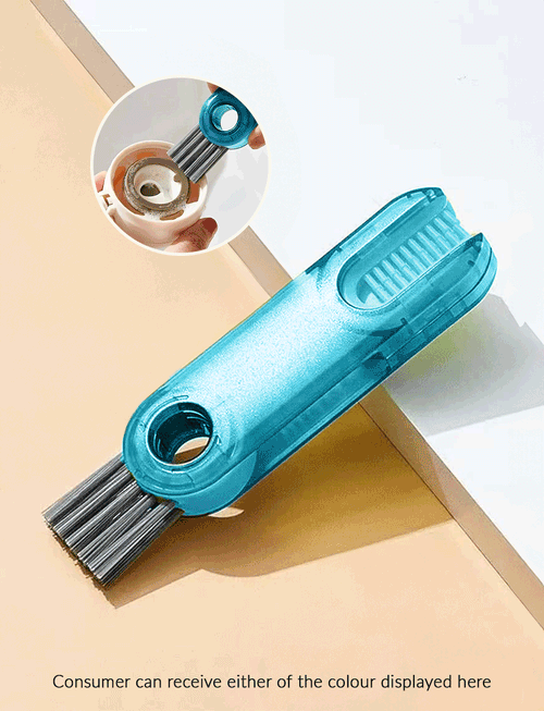 Bottle Lid Cleaning Brush - 3 In 1 - Assorted