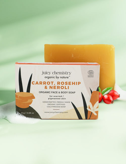 Carrot, Rosehip & Neroli Soap - For Scarred & Pigmented Skin