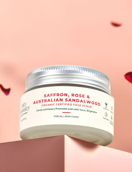 Saffron, Rose And Australian Sandalwood Face Scrub