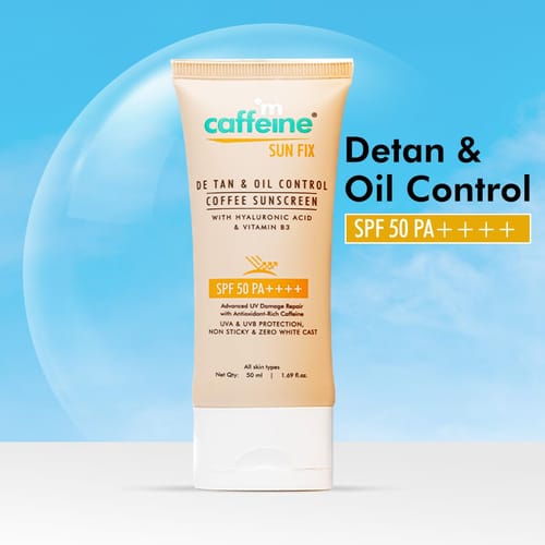 De Tan & Oil Control Coffee Sunscreen SPF 50 PA++++