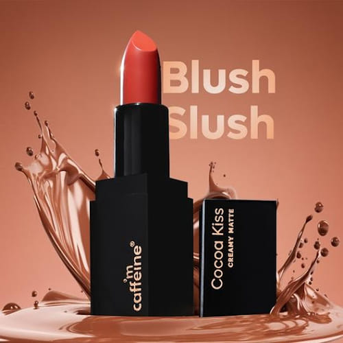 Cocoa Kiss Creamy Matte Nude Lipstick With Cocoa Butter - Blush Slush Cocoa Kiss Creamy Matte Nude Lipstick With Cocoa Butter - Blush Slush