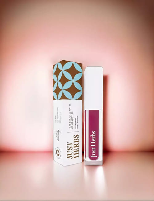 Herb-Enriched Matte Liquid Lipstick - Fuchsia Pearl