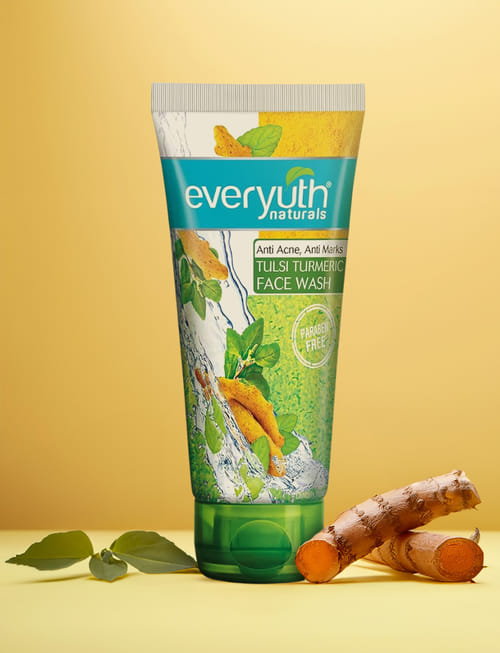 Anti Acne, Anti Marks Tulsi Turmeric Face Wash