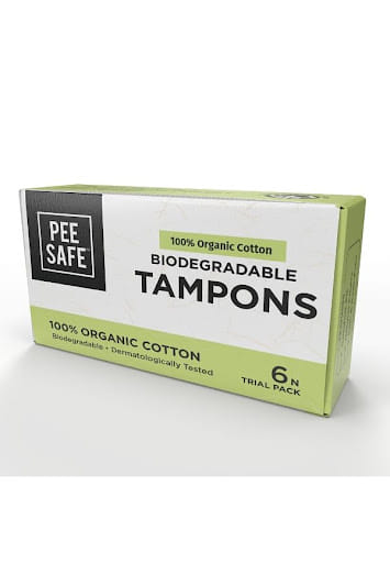 Organic Cotton, Biodegradable Tampons