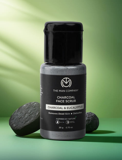 Charcoal Face Scrub With Eucalyptus