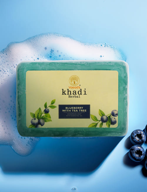 Handmade Blueberry With Tea Tree Soap