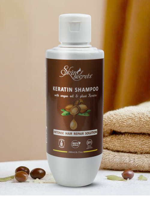 Argan Keratin Shampoo For Damaged & Weak Hair