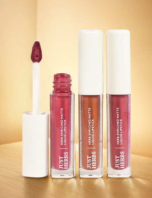 Matte Liquid Lipstick Set Of 3 - Pastels & Nudes Look