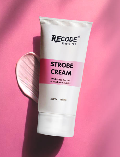 Glow Rose Gold Strobe Cream With Hyaluronic Acid Extract