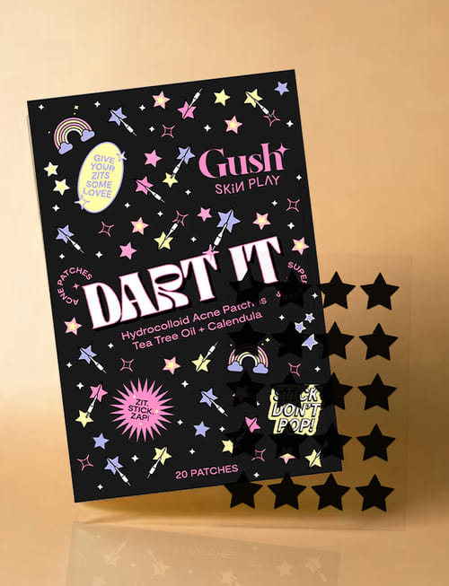 Dart It Hydrocolloid Pimple Patches - Black Star