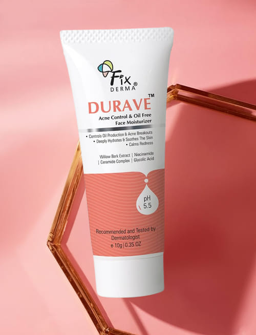 Durave Acne Control & Oil Free Moisturizer For Face With Glycolic Acid