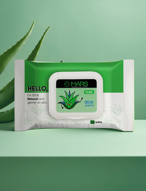 Natural Wet Wipes - Aloe Vera & Cucumber Natural Wet Wipes - Aloe Vera & Cucumber