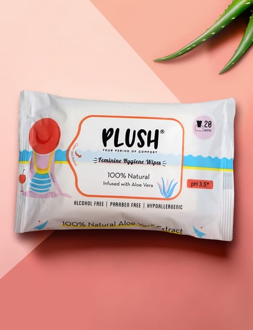 Feminine Hygiene Wipes - Infused With Aloe Vera