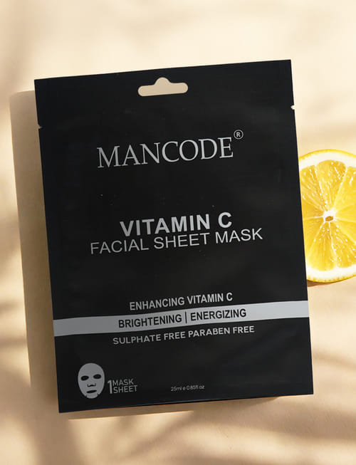 Vitamin C Facial Sheet Mask | Brightening & Energizing