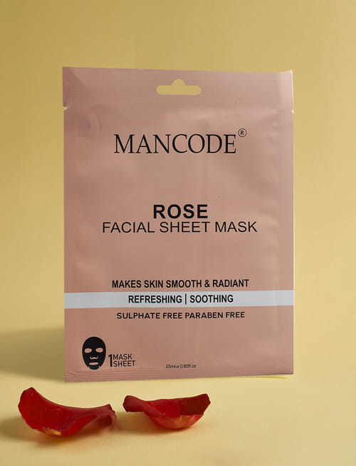 Rose Facial Sheet Mask | Refreshing & Soothing