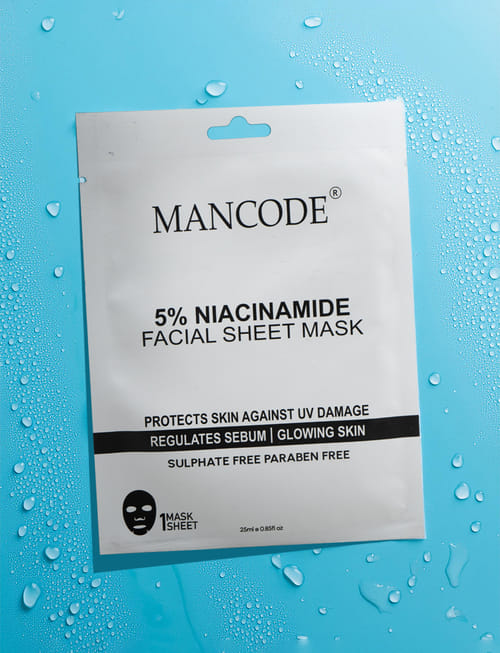 5% Niacinamide Facial Sheet Mask | Glowing Skin
