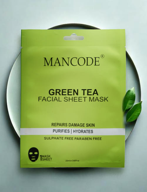 Green Tea Facial Sheet Mask | Purifying & Hydrating