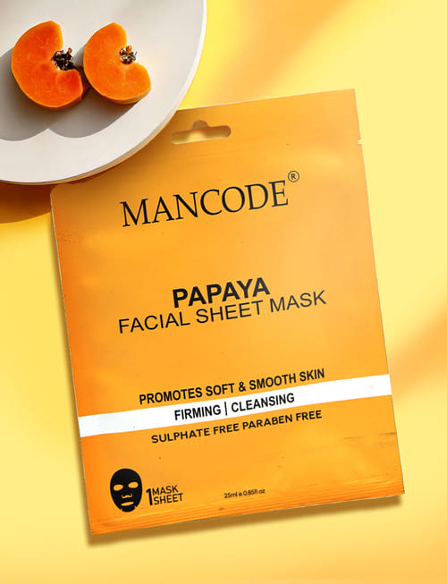 Papaya Facial Sheet Mask | Firming & Cleansing
