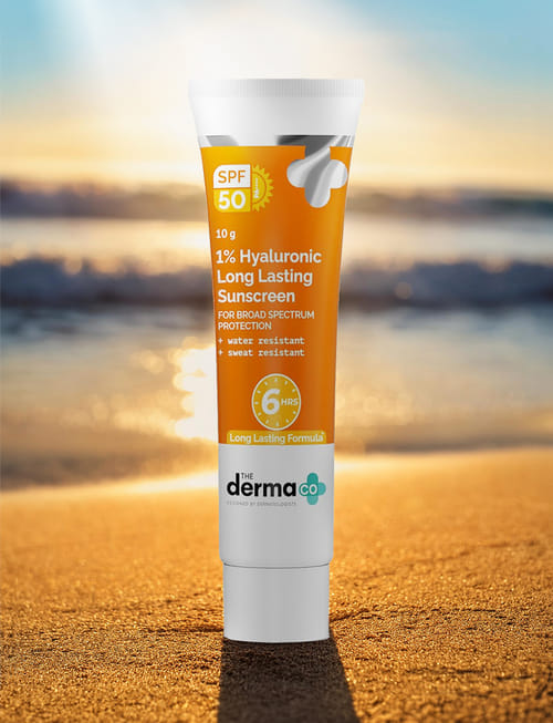 1% Hyaluronic Long Lasting Sunscreen With Hyaluronic Acid & Vitamin E 1% Hyaluronic Long Lasting Sunscreen With Hyaluronic Acid & Vitamin E