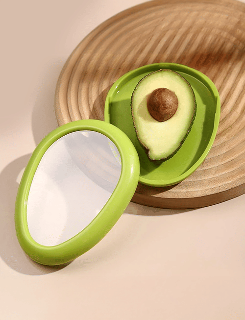 Green Oval Vegetable Fruit Saver Keeper