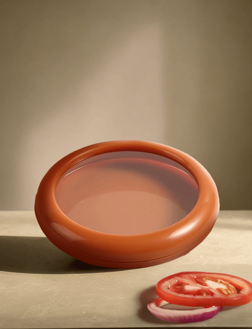 Round Vegetable Fruit Saver Keeper