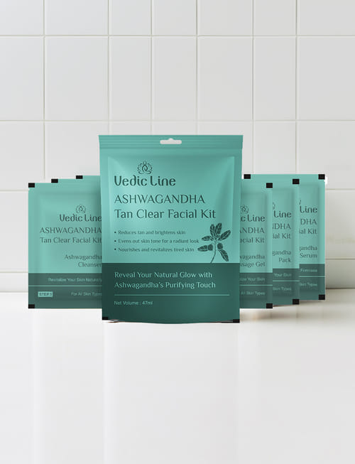 Ashwagandha Tan Clear Facial Kit | Enriched With Dragon Fruit Extract & Niacinamide