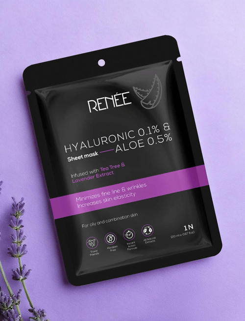 Hyaluronic 0.1% & Aloe 0.5% Sheet Mask