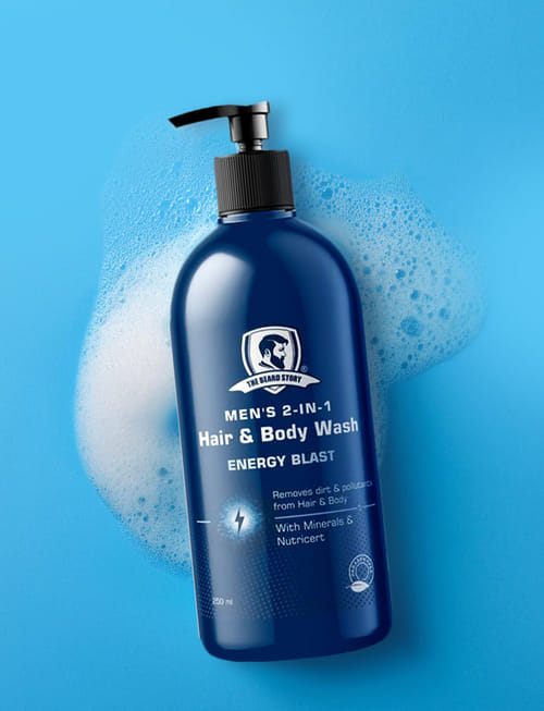 Men's 2-in-1 Energy Blast Hair & Body Wash