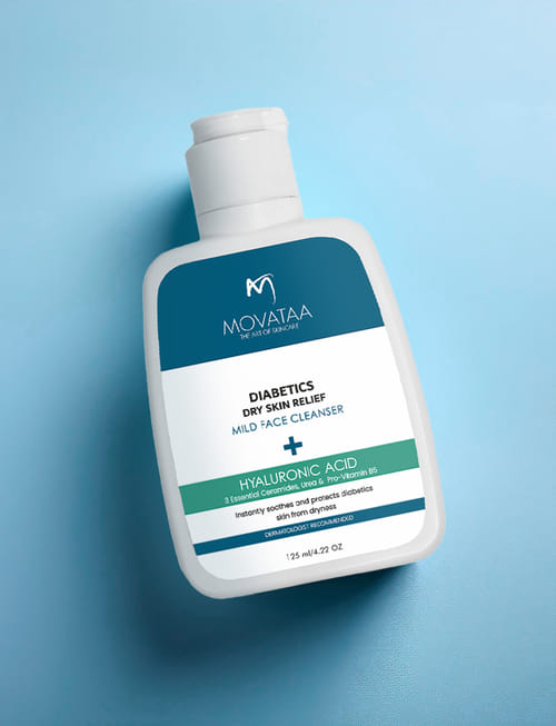 Dry Skin Relief Mild Face Cleanser With Hyaluronic Acid