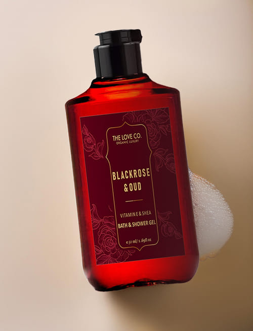 Black Rose & Oud Bath & Shower Gel