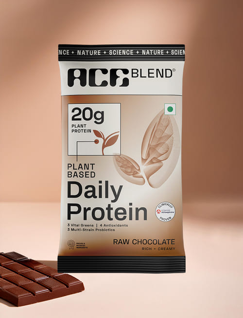 DAILY 20G Vegan Plant Protein Powder | Raw Chocolate DAILY 20G Vegan Plant Protein Powder | Raw Chocolate