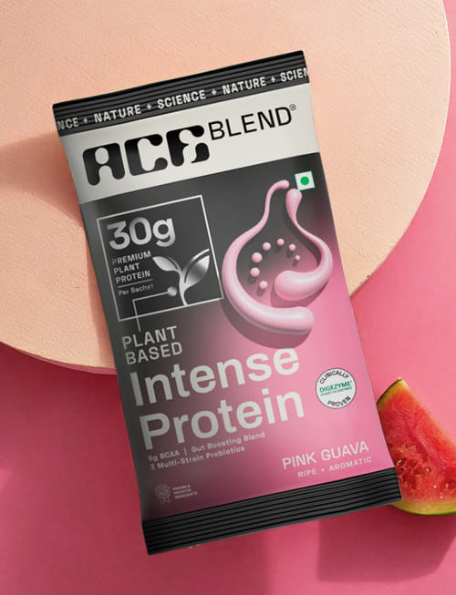 INTENSE 30G A-Grade Plant Protein Powder | Pink Guava Flavour INTENSE 30G A-Grade Plant Protein Powder | Pink Guava Flavour
