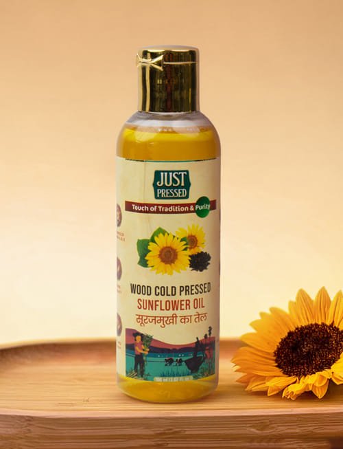 Wood Cold Pressed Sunflower Oil